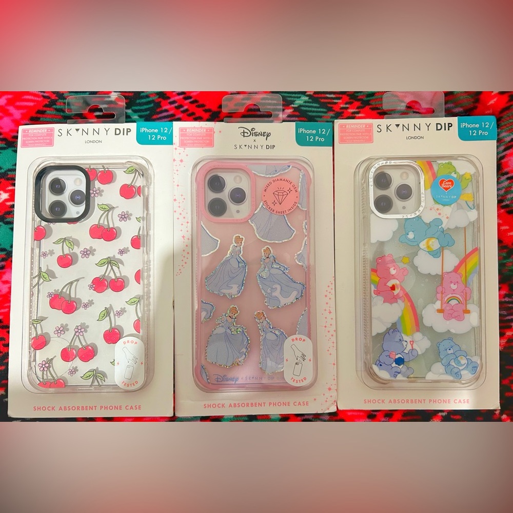 Brand New Sealed iPhone 12/ iPhone 12 Pro Skinny Dip London cases